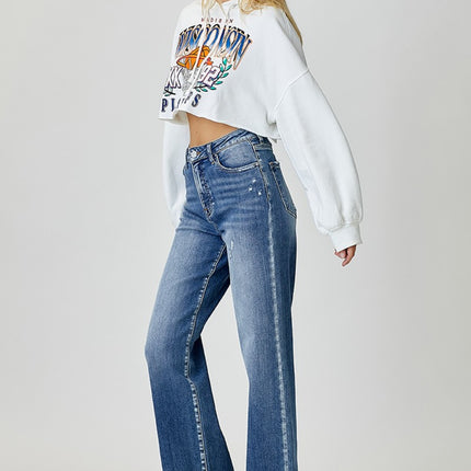 RISEN High Waist Wide Leg Jeans