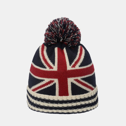 Roll Rim US Flag Knit Hat