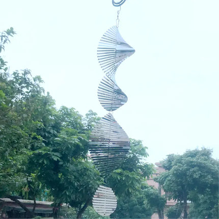 3D Rotating Wind Spinner Garden Decoration Outdoor Pendants Balcony Wind Chimes Hanging Decorations for the House Home Decor Set