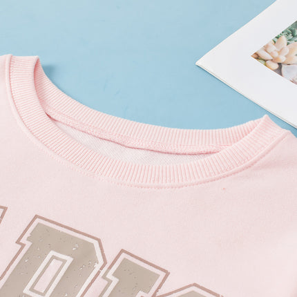 PARIS Round Neck Long Sleeve Sweatshirt