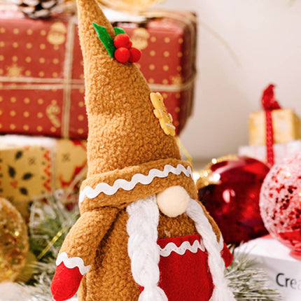 2-Pack Christmas Gingerbread Gnomes