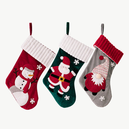 3-Pack Christmas Stocking Ornaments