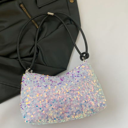 Sequin Double Strap Shoulder Bag