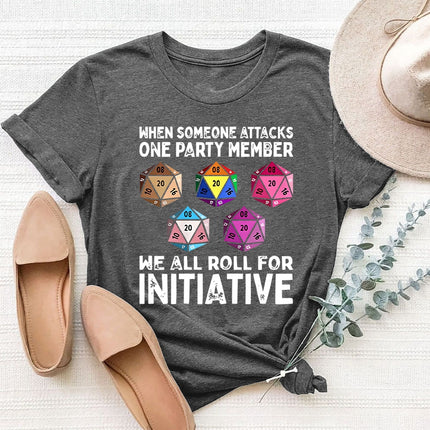 Graphic Round Neck Short Sleeve T-Shirt