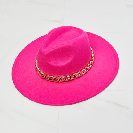 Fame Keep Your Promise Fedora Hat in Pink