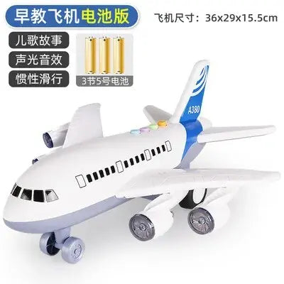 Large Early Education Aircraft Toys Passenger Plane Aircraft Toy DIY Car Toy Aircraft Kids Airplane Toy for Children's Day Gift