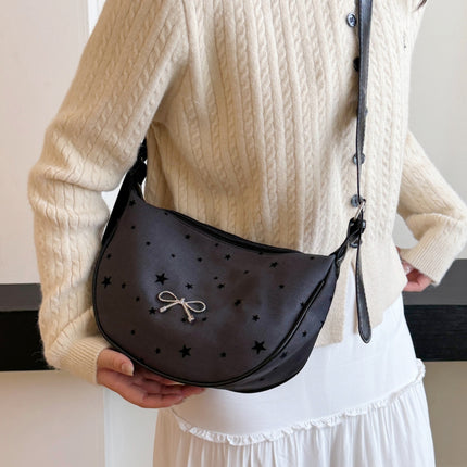 Polyester Printed Adjustable Strap Crossbody Bag