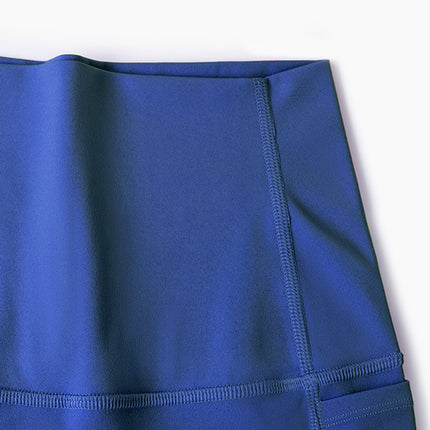 Pocketed High Waist Active Shorts