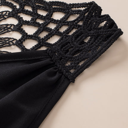 Openwork V-Neck Tank