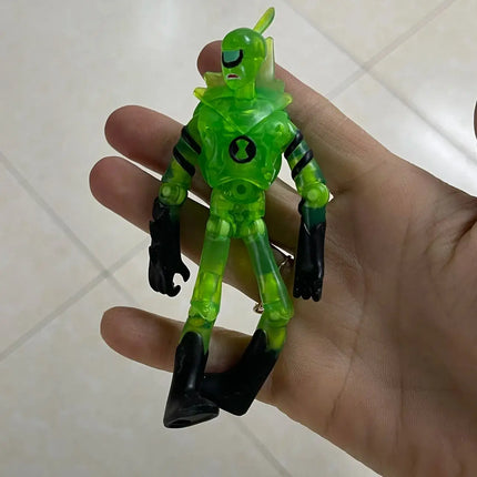 Genuine Ben Tennyson 10 Anime Figure Doll Monster Figure Toys Ben10 Omnitrix Table Ornaments Gifts for Children