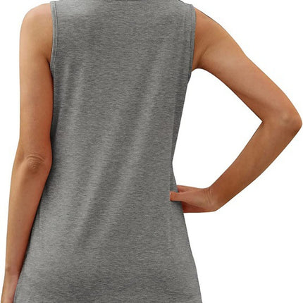 Slit Square Neck Tank