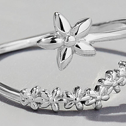 925 Sterling Silver Flower Ring