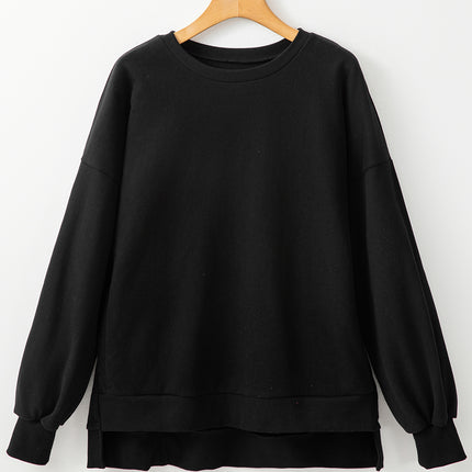 Round Neck Long Sleeve Sweatshirt