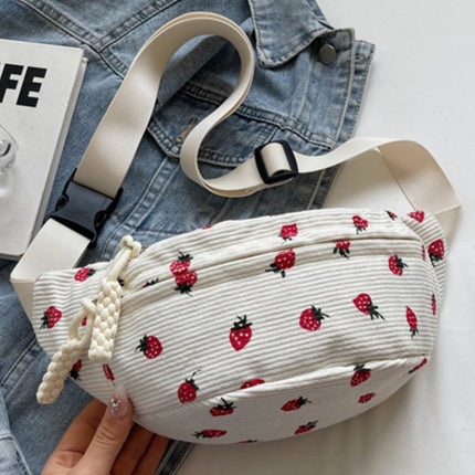 Printed Adjustable Strap Sling Bag