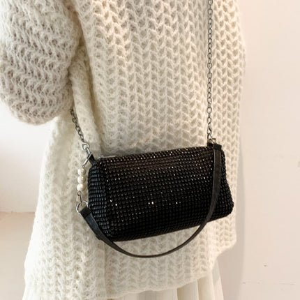 Openwork Crossbody Bag with Removable Strap