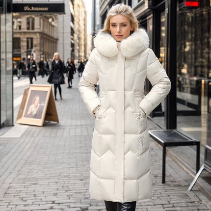 Thickened Large Wool Collar Cotton Jacket