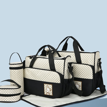 Oxford Cloth Contrast 4 Piece Bag Set