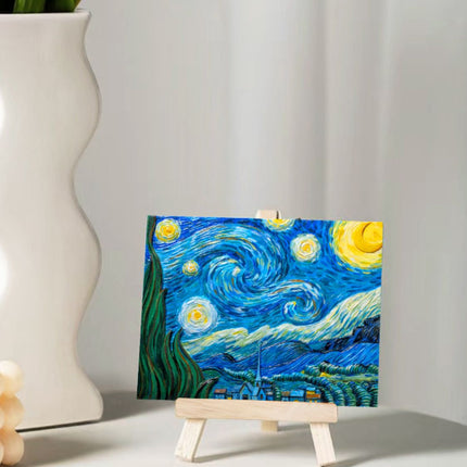 Relief Van Gogh's Starry Night DIY 3D Oil Painting Kit