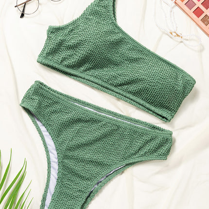 Single Shoulder Bikini Set