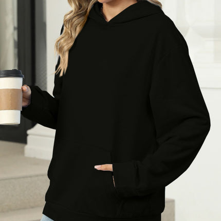 Pocketed Long Sleeve Hoodie