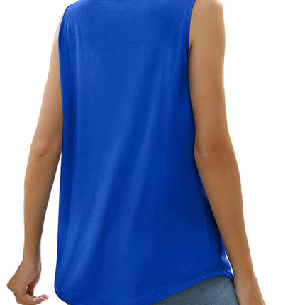 Ruched Square Neck Tank