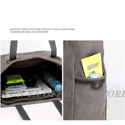 CFUN YA Trend Canvas Tote Bags For Women Female Shoulder Bag Messenger Pack Large Top Handle Bag Handbags Mummy Bolsa Feminina - Vickie Lynn's
