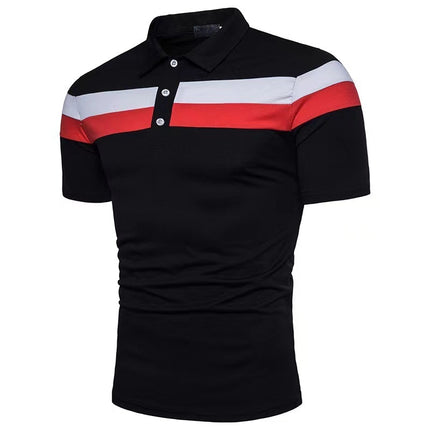 Men's Polo Shirt Quick Dry Performance Tactical Shirts Pique Jersey Golf Shirt