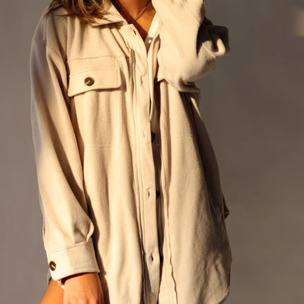 Button Up Long Sleeve Jacket