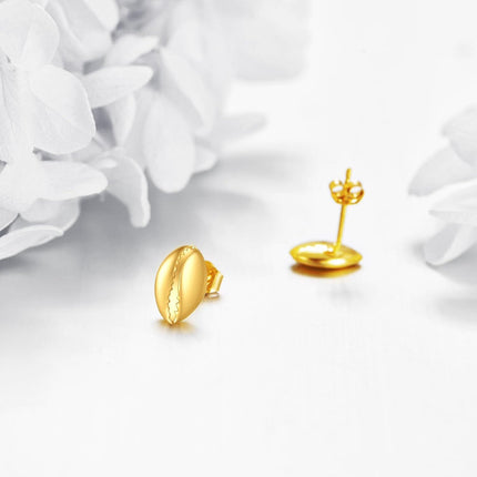 14K Gold Cowrie Shell Stud Earrings for Women Gift Ideas