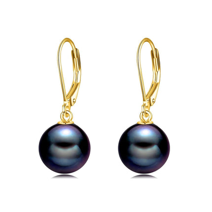 925 Sterling Silver Pink Opal Round Drop Earrings for Women Girls