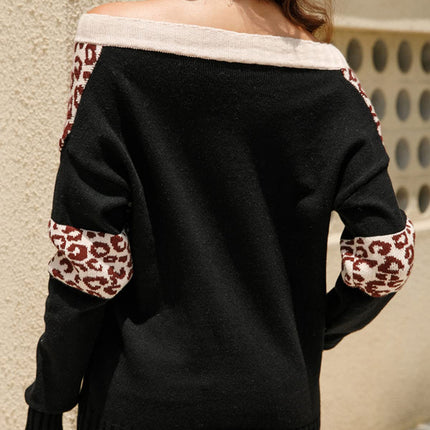 Leopard Long Sleeve Sweater