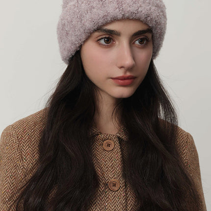 Solid Color Thermal Knit Hat