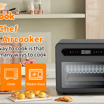 Combo de horno tostador y freidora de aire Geek Chef, 26 cuartos de galón