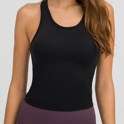 Round Neck Racerback Active Tank