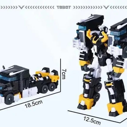 2023 TOBOT Brother Rhino Explosive Bomb Atomic Tank Man Beast Hero Roaring Whirlwind Transform Distortion Toys Kids Robot Gifts
