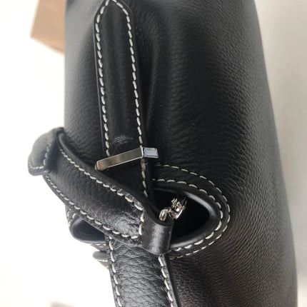 Swedish niche Toteme ladies lychee grain cowhide T-lock buckle simple commuting large-capacity shoulder Messenger bag clutch