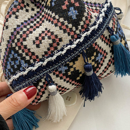 Tassel Spaghetti Strap Shoulder Bag