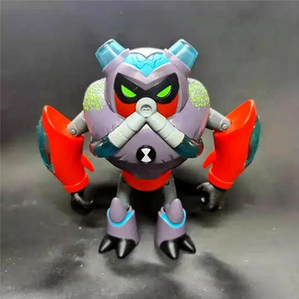 Genuine Ben Tennyson 10 Anime Figure Doll Monster Figure Toys Ben10 Omnitrix Table Ornaments Gifts for Children