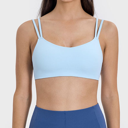 Scoop Neck Double Strap Active Cami