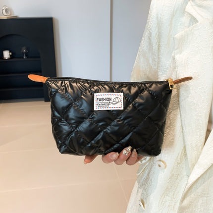 Solid Quilted Clutch with Zipper