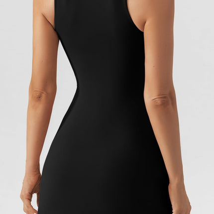 Square Neck Sleeveless Mini Dress