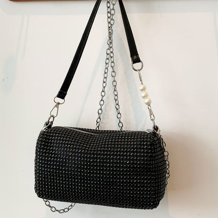 Openwork Crossbody Bag with Removable Strap