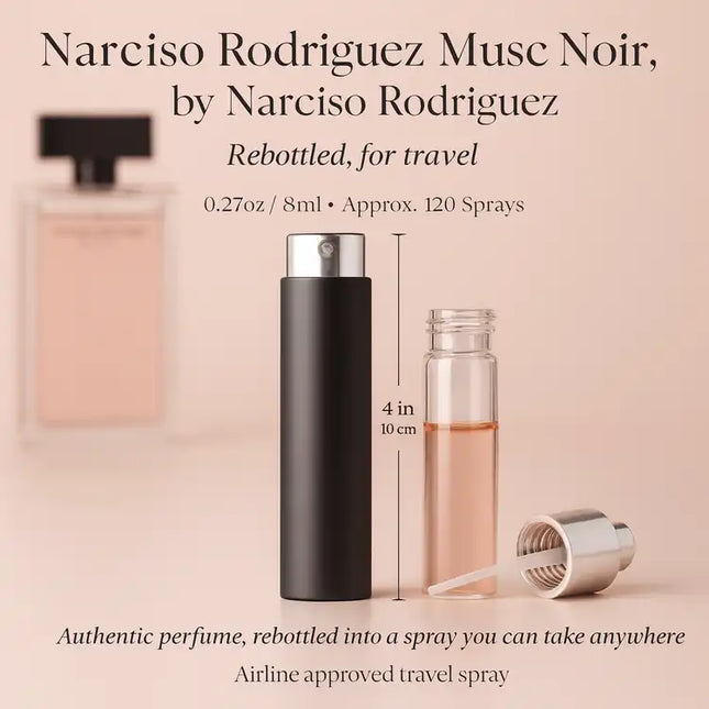 Narciso Rodriguez Musc Noir Eau De Parfum Spray 0.27 oz Travel Spray