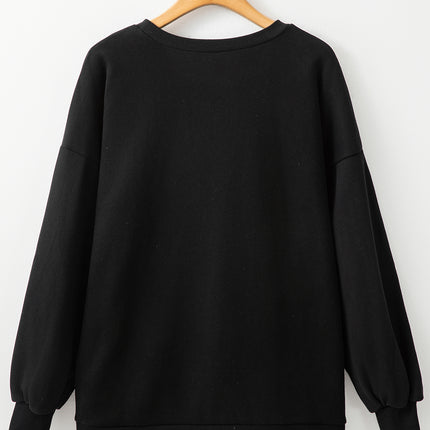 Round Neck Long Sleeve Sweatshirt