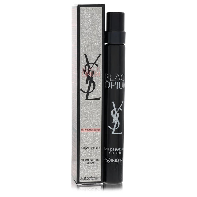 Black Opium Glitter Perfume 0.33 oz Travel Spray