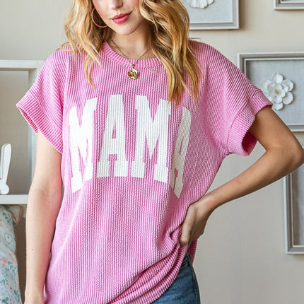 Heimish Full Size Letter Graphic Short Sleeve T-Shirt