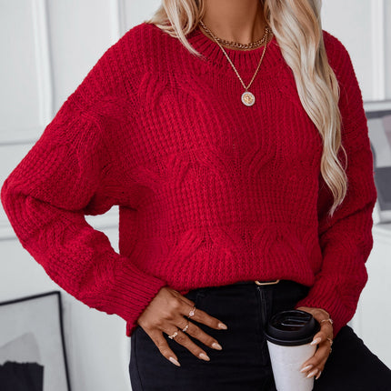 Round Neck Long Sleeve Sweater