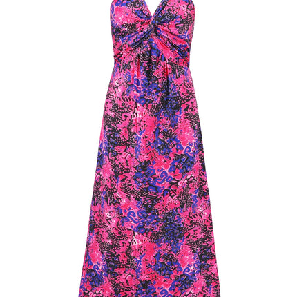 Twisted Printed V-Neck Cami Dress