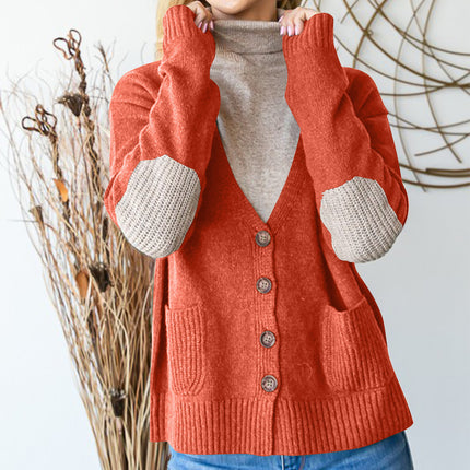 Heimish Full Size Long Sleeve V Neck Button Down Cardigan