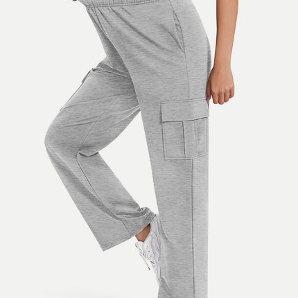 Pocketed High Waist Pants